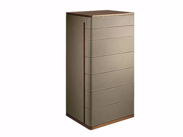 FIDELIO - Tanned leather chest of drawers by Poltrona Frau - view 2